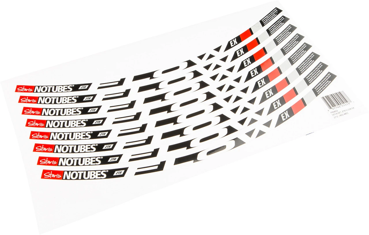 Notubes Set D'Autocollants Pour Roues ZTR Flow EX Modèles 2015-2016 1 Notubes Set D'Autocollants Pour Roues ZTR Flow EX Modèles 2015-2016