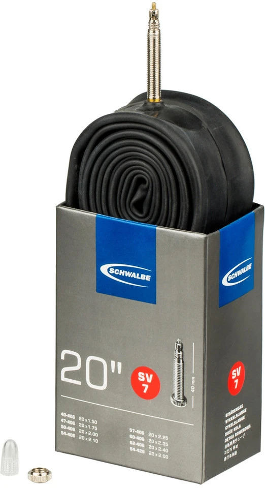 Schwalbe Chambre à Air 7 Pour 20" 1 Schwalbe Chambre à Air 7 Pour 20"