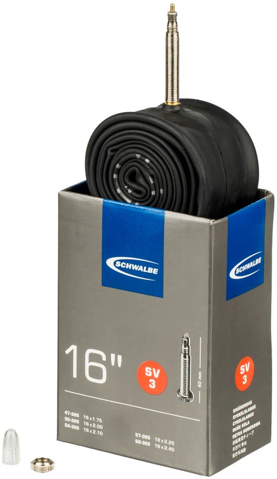 Schwalbe Chambre à Air 3 Pour 16" 1 Schwalbe Chambre à Air 3 Pour 16"