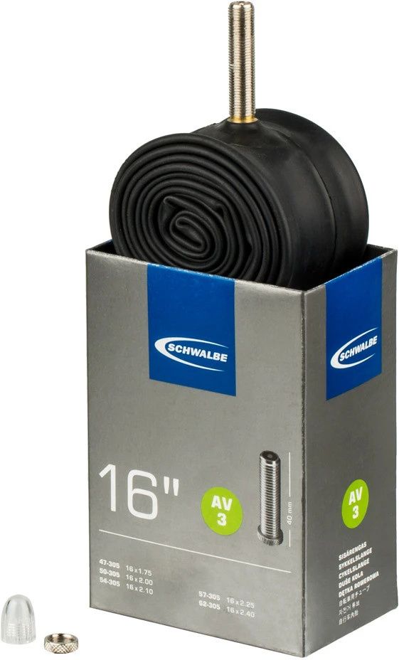 Schwalbe Chambre à Air 3 Pour 16" 2 Schwalbe Chambre à Air 3 Pour 16" – Image 2