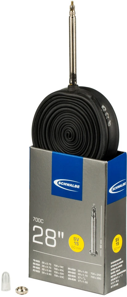 Schwalbe Chambre à Air 15 Pour 28" 2 Schwalbe Chambre à Air 15 Pour 28" – Image 2