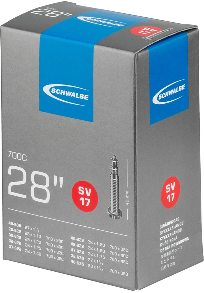 Schwalbe Chambre à Air 17 Pour 28" - 25 Pièces 2 Schwalbe Chambre à Air 17 Pour 28" - 25 Pièces – Image 2