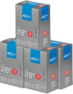 Schwalbe Chambre à Air 17 Pour 28" - 5 Pièces