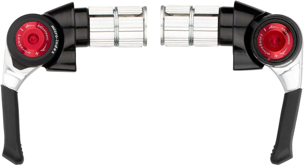 MICROSHIFT Set De Leviers De Vitesses Av+arr BS-T10 2/3/10vit Pour Shimano Road 1 MICROSHIFT Set De Leviers De Vitesses Av+arr BS-T10 2/3/10vit Pour Shimano Road