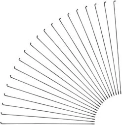 Sapim Rayons D-Light J-Bend + Écrous - 20 Pièces -Magasin De Pièces De Vélo 357575