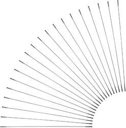 Sapim Rayons CX-Ray Straightpull + Écrous - 20 Pièces