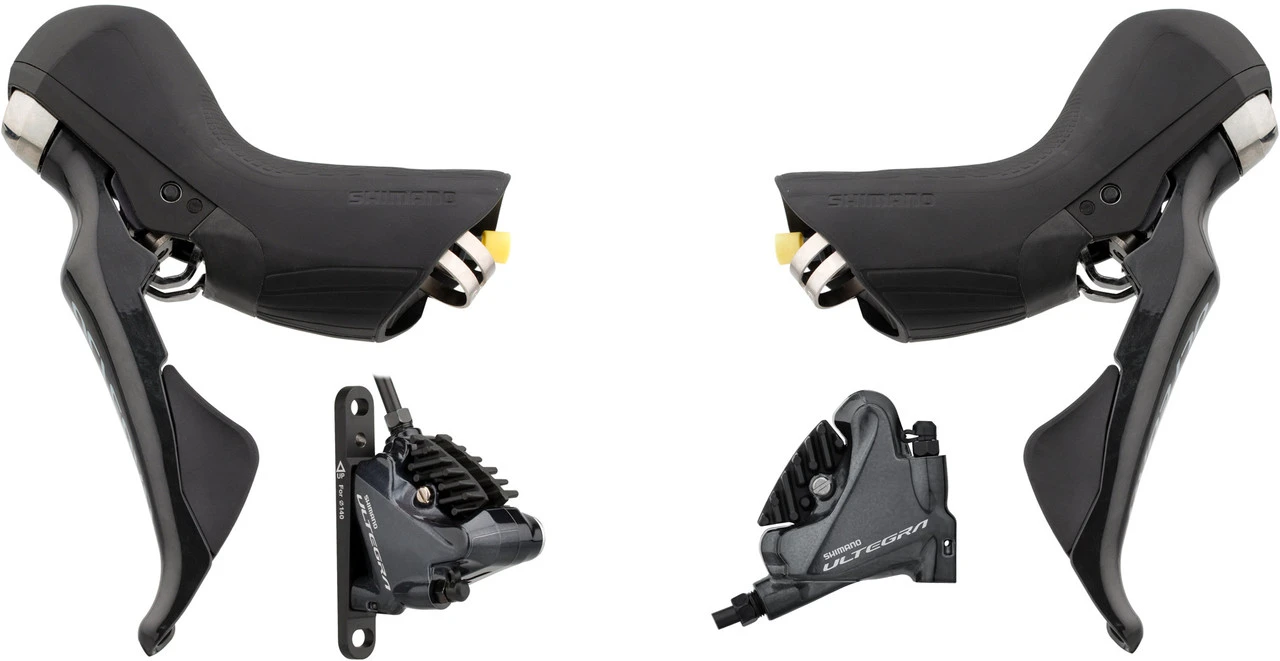 Shimano Set De Freins à Disque Av+arr Ultegra BR-R8070 + ST-R8020 1 Shimano Set De Freins à Disque Av+arr Ultegra BR-R8070 + ST-R8020