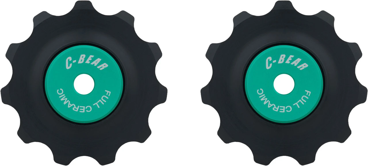 Galets De Dérailleur Delrin Shimano/SRAM 10/11 Vitesses Full Ceramic 1 Galets De Dérailleur Delrin Shimano/SRAM 10/11 Vitesses Full Ceramic