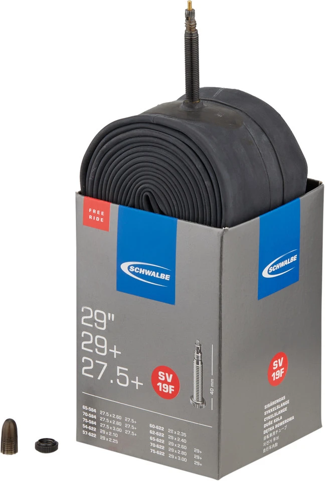 Schwalbe Chambre à Air 19F Pour 27,5+/ 29/ 29+ 1 Schwalbe Chambre à Air 19F Pour 27,5+/ 29/ 29+