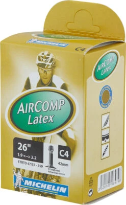 Michelin Chambre à Air Schlauch C4 Aircomp Latex VTT Pour 26" -Magasin De Pièces De Vélo 477178