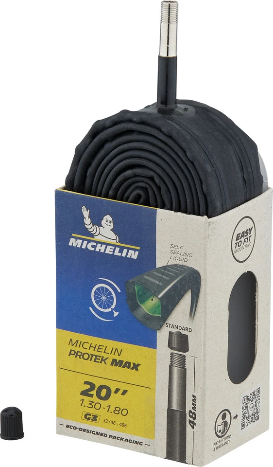 Michelin Chambre à Air G3 Protek Max Pour 20" 1 Michelin Chambre à Air G3 Protek Max Pour 20"