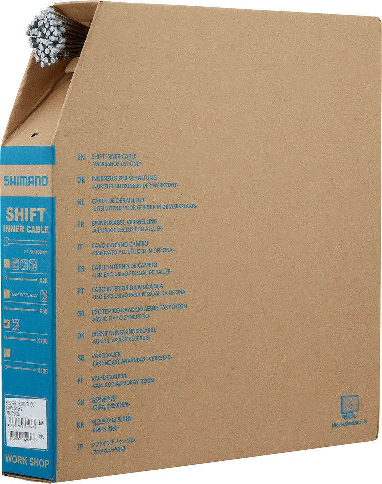 Shimano Câbles De Vitesses En Inox Modèle 2023- 100 Pièces 1 Shimano Câbles De Vitesses En Inox Modèle 2023- 100 Pièces